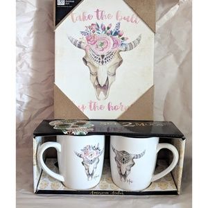 American Atelier Frame & Mugs Set